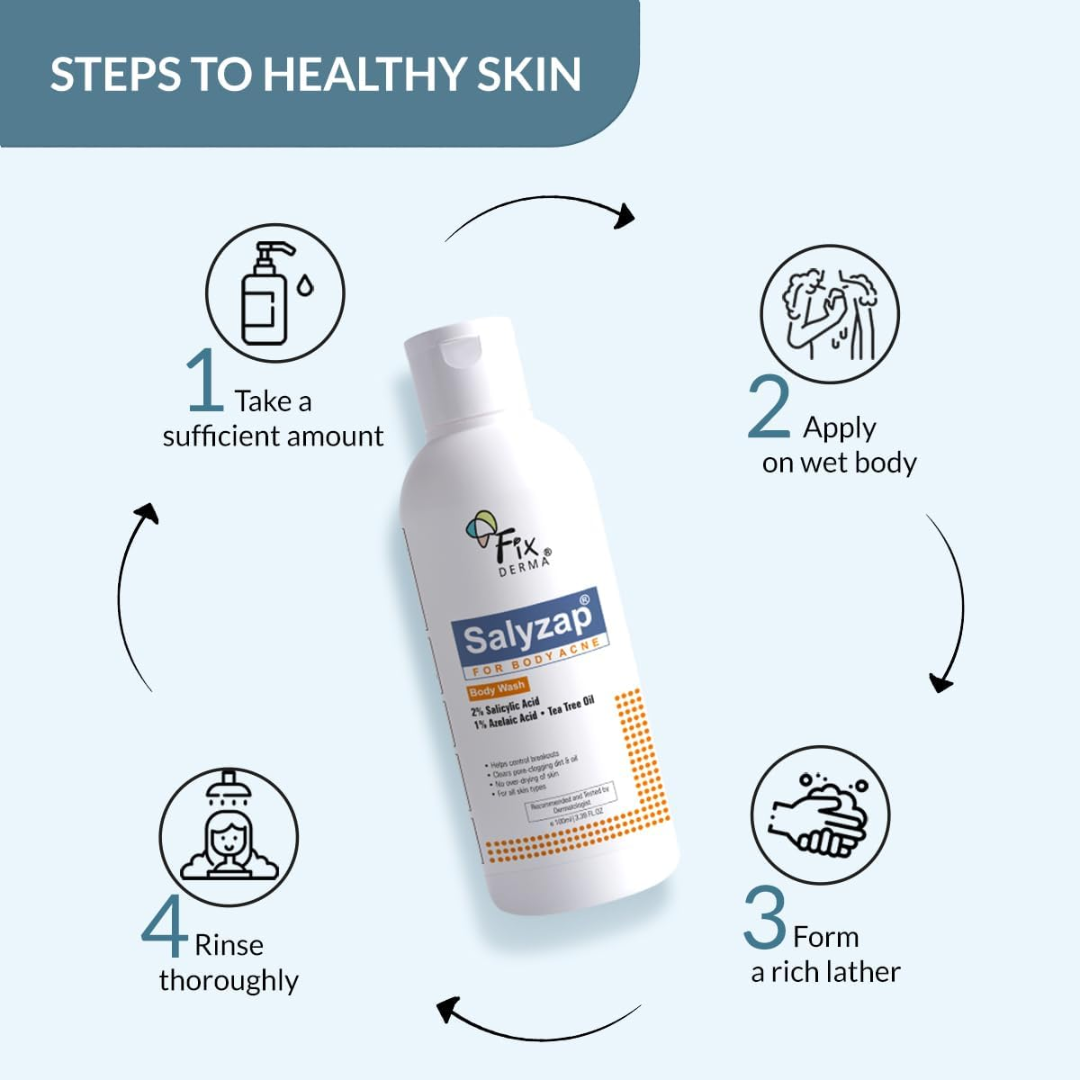 Fixderma Salyzap 2% Salicylic Acid Body Wash