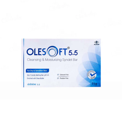 Olesoft 5.5 Cleansing & Moisturizing Syndet Bar