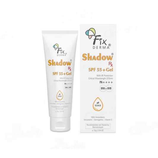 Fixderma Shadow Rx Sunscreen Gel SPF 55+ PA++++