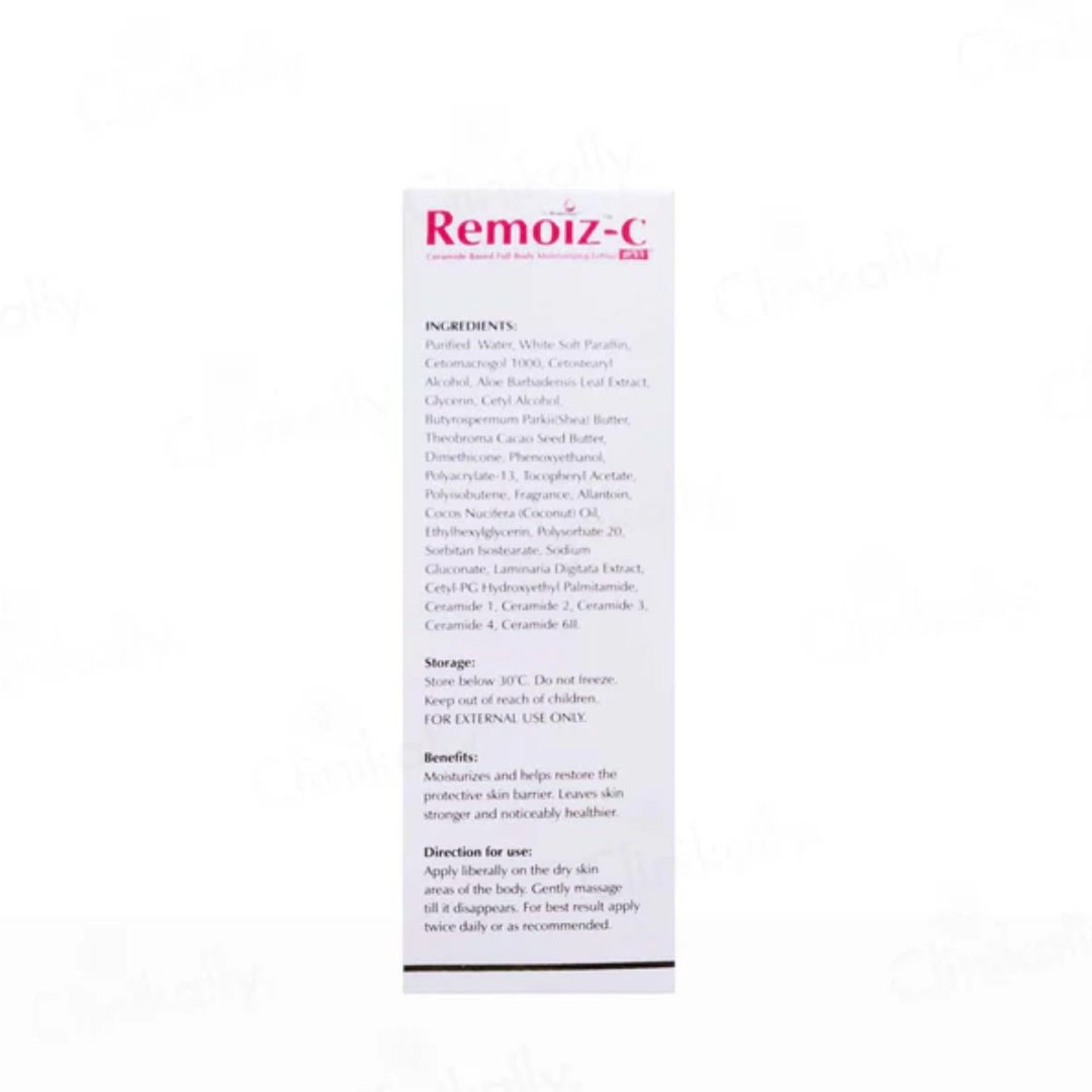 Remoiz-C Ceramide Based Full Body Moisturizing Lotion