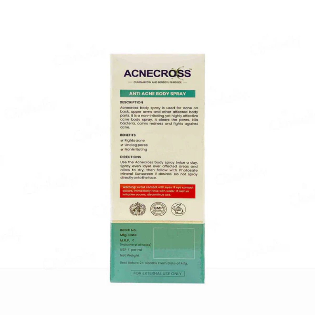 Acnecross Anti Acne Body Spray