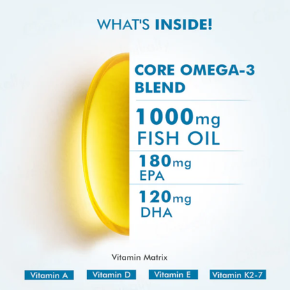Dr. Morepen Omega-3 Deep Sea Fish Oil 1000mg Soft Gelatin Capsule