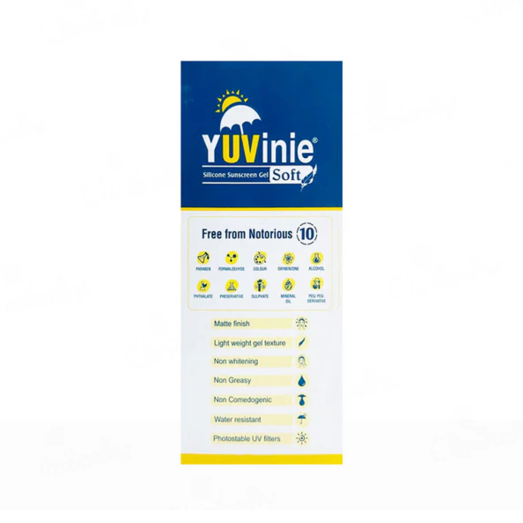 Yuvinie Soft Silicon Sunscreen Gel SPF 50+