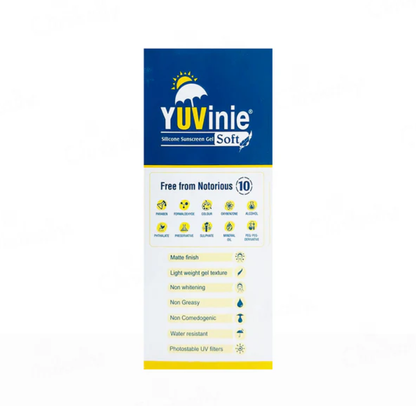 Yuvinie Soft Silicon Sunscreen Gel SPF 50+