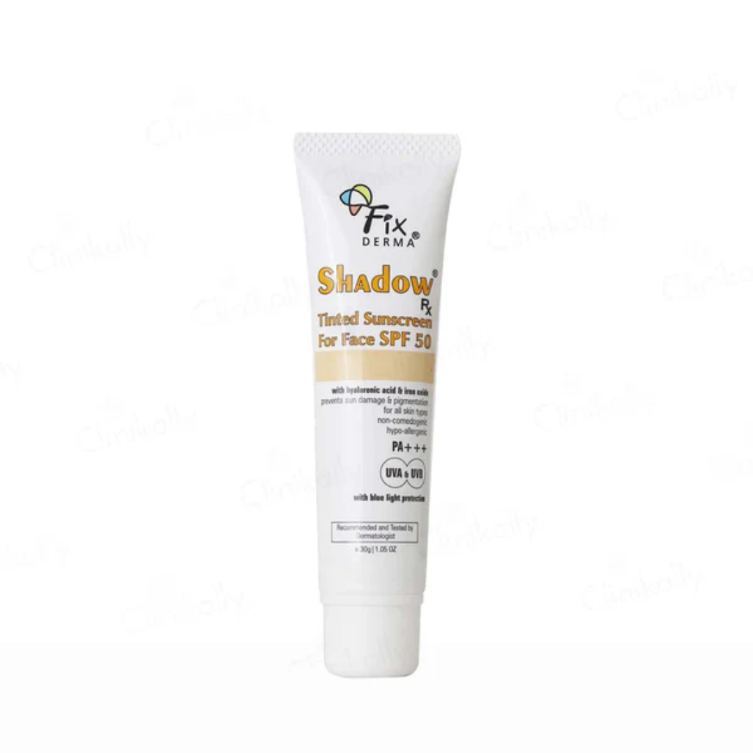 Fixderma Shadow Tinted Sunscreen for Face SPF 50 PA+++