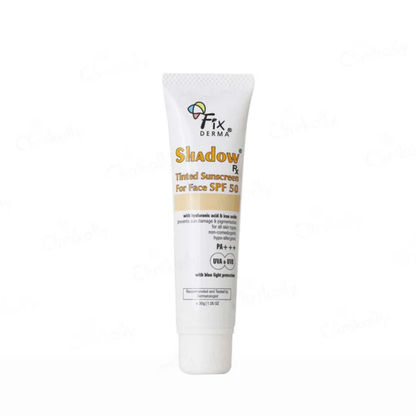 Fixderma Shadow Tinted Sunscreen for Face SPF 50 PA+++