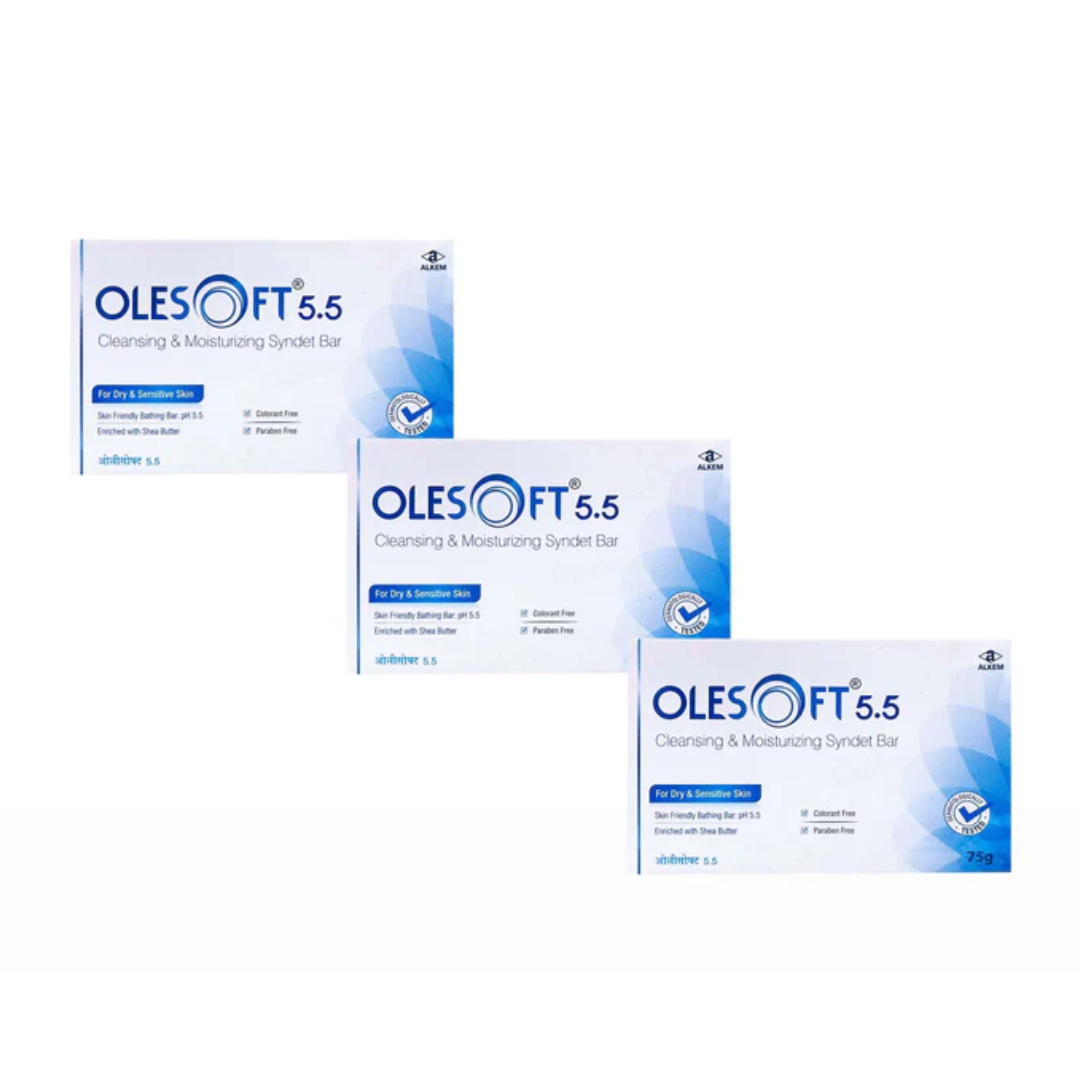 Olesoft 5.5 Cleansing & Moisturizing Syndet Bar