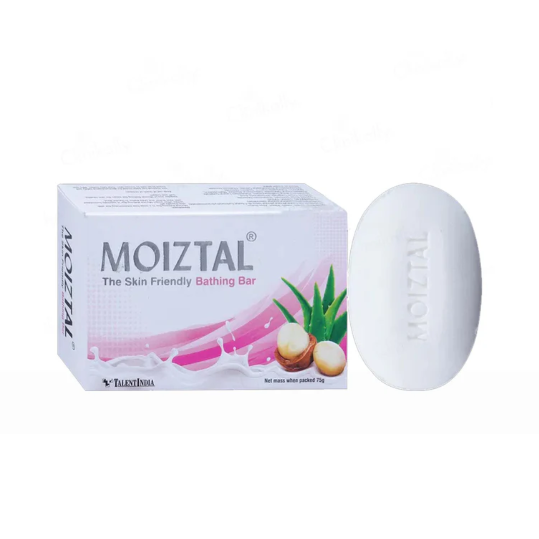 Moiztal Skin-Friendly Bathing Bar | Pack Of 3