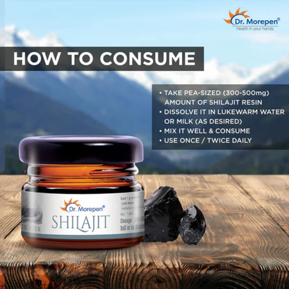 Dr. Morepen Shilajit Pure and Natural Resin Form
