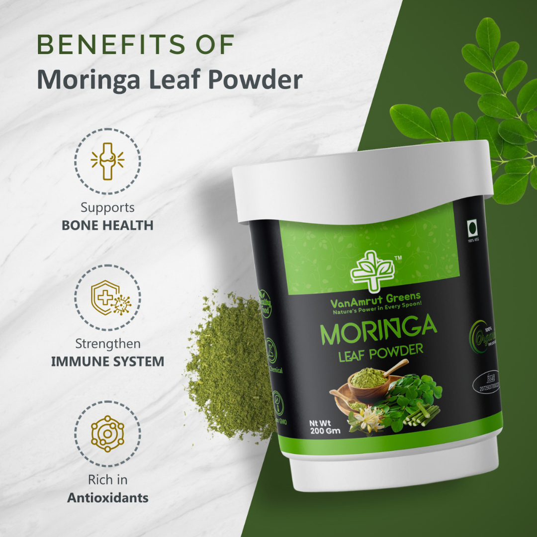 VanAmrut Greens Moringa Leaf Powder | 200gm
