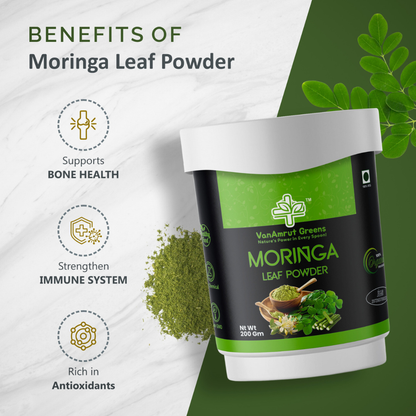 VanAmrut Greens Moringa Leaf Powder | 200gm