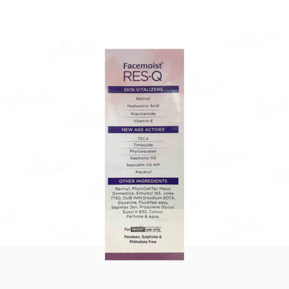 Facemoist RES-Q Night Repair Serum