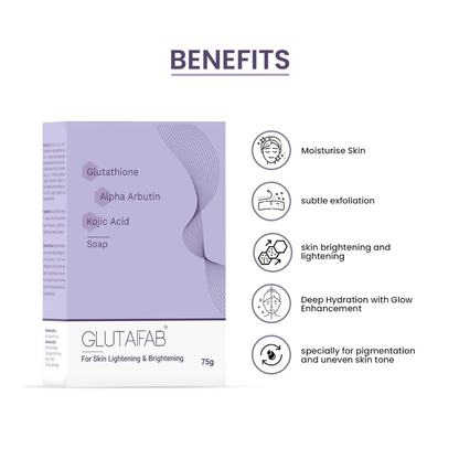Glutafab Skin Lightening & Brightening Soap | Pack of 3