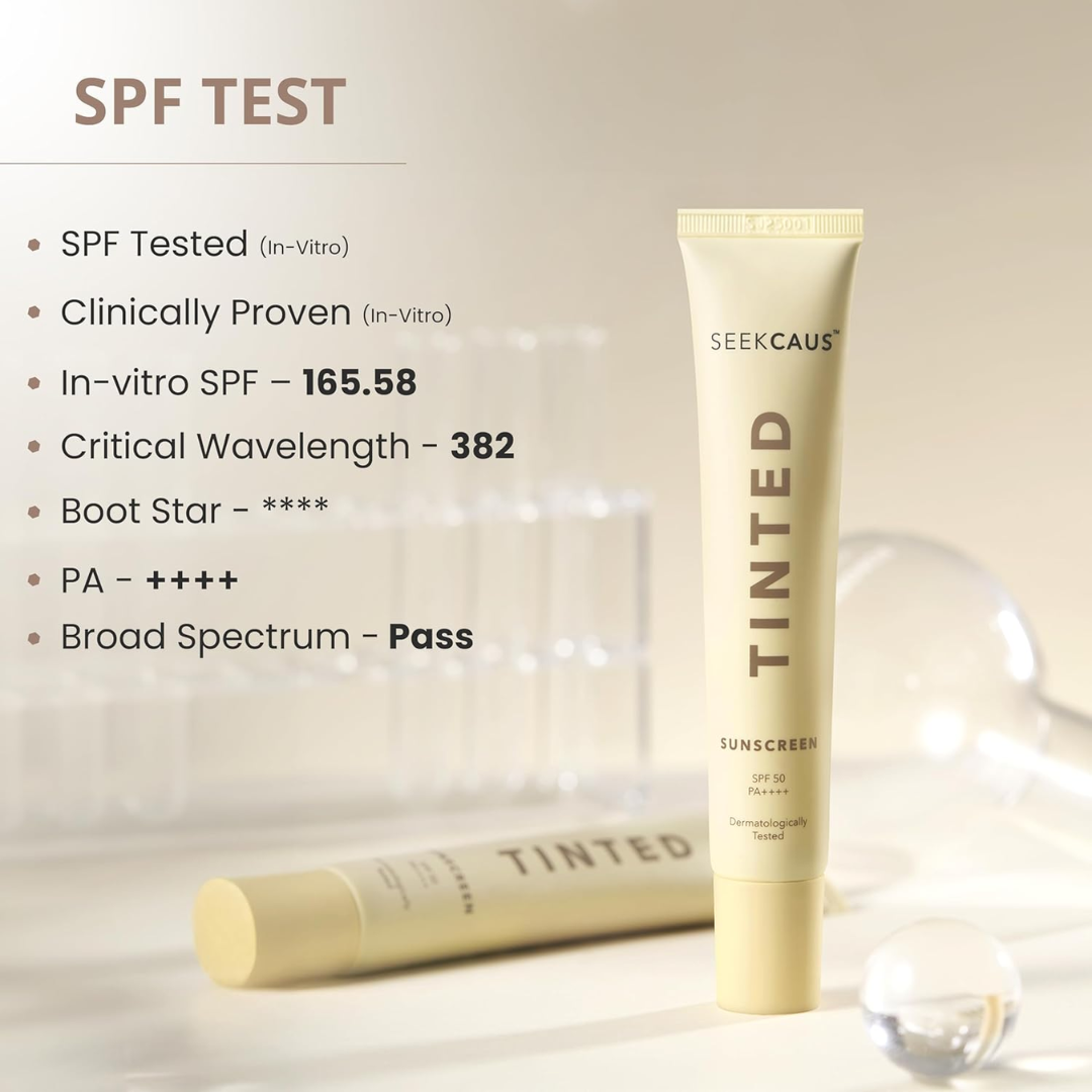 Seekcaus Tinted Sunscreen Gel SPF 50 PA++++