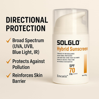 Solglo Hybrid Sunscreen SPF 70 PA++++