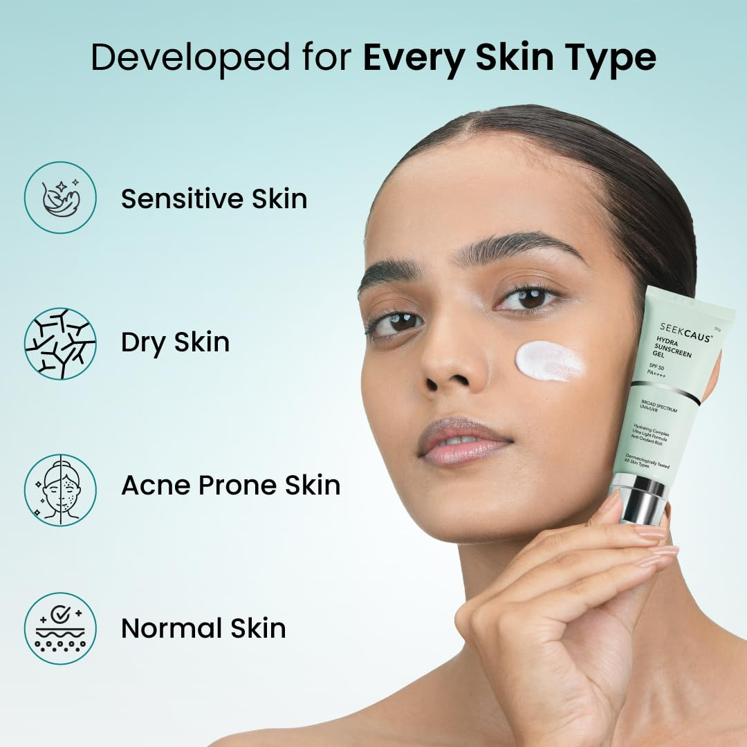 Seekcaus Hydra Sunscreen Gel SPF 50 PA++++