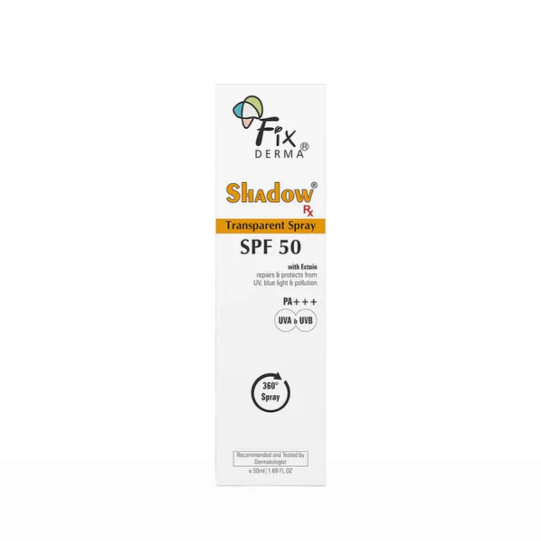Fixderma Shadow Transparent Spray Sunscreen SPF 50 PA+++