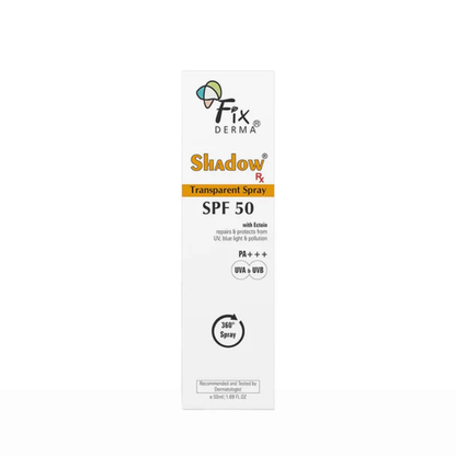 Fixderma Shadow Transparent Spray Sunscreen SPF 50 PA+++