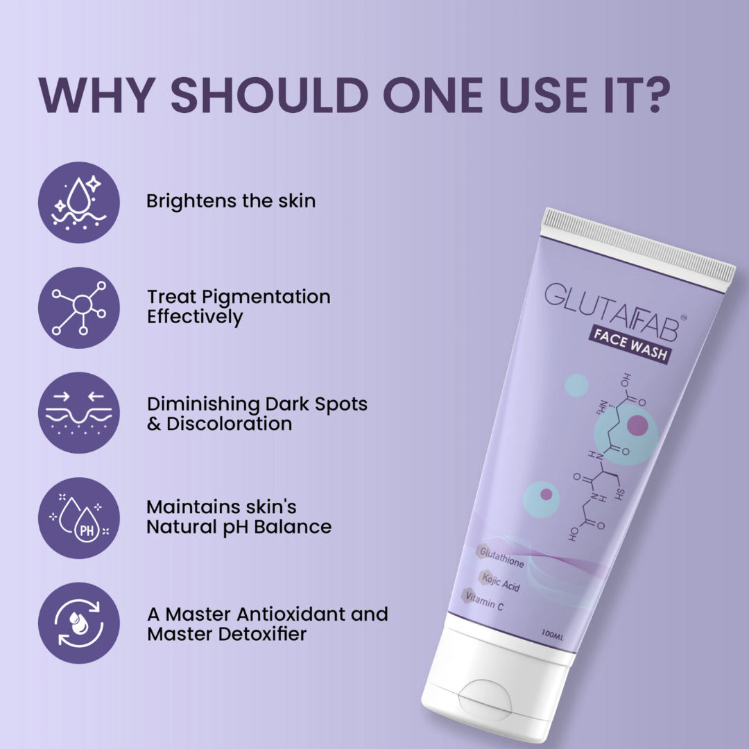 Glutafab Skin Brightening & Clarifying Facewash