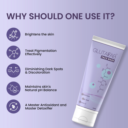 Glutafab Skin Brightening & Clarifying Facewash