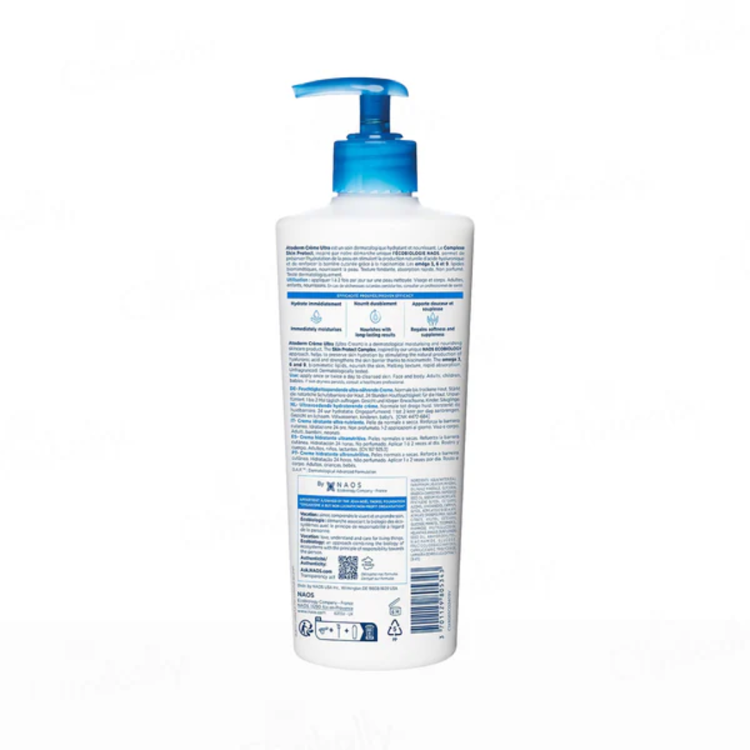 Bioderma Atoderm Crème Ultra-Nourishing Moisturizer 500ml
