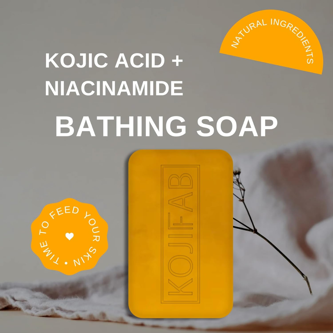 Kojifab Glycerin Soap with Kojic Acid, Niacinamide & Sandalwood