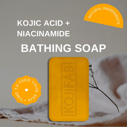 Kojifab Glycerin Soap with Kojic Acid, Niacinamide & Sandalwood