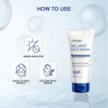 Yuderma Melarid Triple Action Face Wash